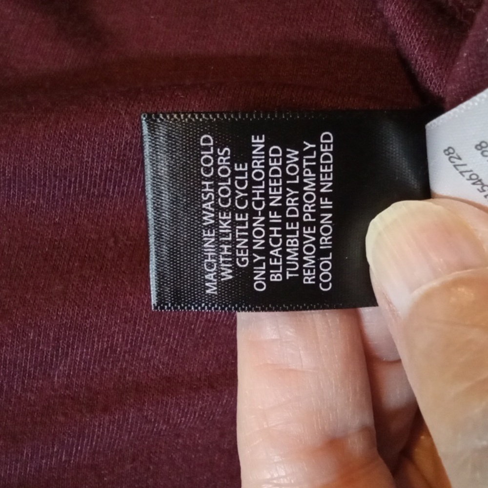 Torrid Deep Burgundy Long Sleeve Top - Picture 6 of 6